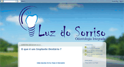 Desktop Screenshot of luzdosorriso.com